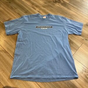 Supreme New York T-Shirt Graphic Logo Tee Streetwear Fashion Men Medium Bin G-31